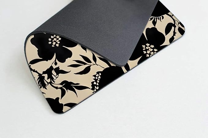 Dark Fantasy Contrast Floral Mouse pad Customized Mousepad Non-Slip Rubber Base Mouse Pads for Computers Laptop Office Desk Accessories Mouse pad