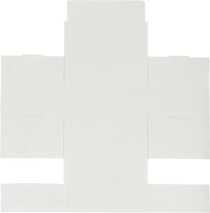 Amazon Basics Mailer Shipping Box, 50 Pack, White, Cardboard Box for Packaging Small Business for 12.13 x 9.75 x 4 inches