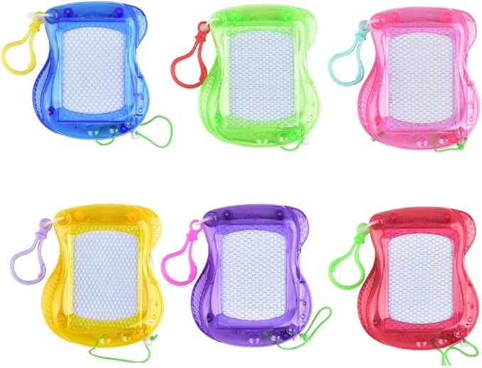 mini Whiteboard Keychain, Doodles Board Key chain, Drawing Board Keyring, pack of 6