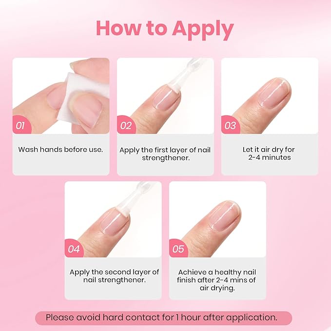 Beetles Bitter Nail Strengthener for Nail Biting - Air Dry Nails Biting Treatment Clear No Bite Polish for Weak, Thin and Damaged Nails Strengthener and Growth, Gently Discourage Bite 0.5 fl oz