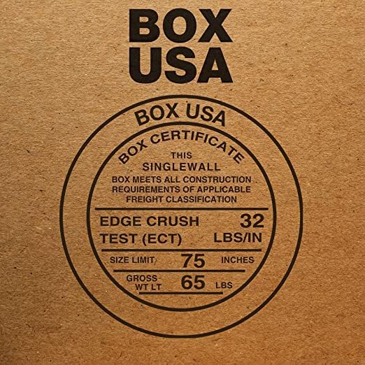 BOX USA Small Shipping Boxes 10"L x 5"W x 3"H, 50-Pack | Foldable Corrugated Cardboard Crush-Proof Box for Shipping, Packing, Moving and Storage 10x5x3