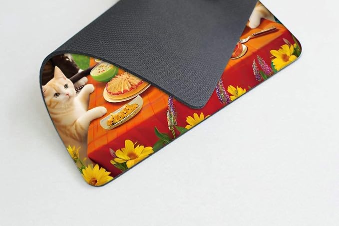 Kitten Party Mouse pad Customized Mousepad Non-Slip Rubber Base Mouse Pads for Computers Laptop Office Desk Accessories Mouse pad