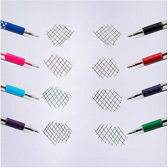 Pentel RSVP Ballpoint Pen, Fine Line, (0.7mm), Assorted Ink, Pack of 5 (BK90BP5M)