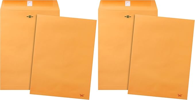 Mr. Pen- Clasp Envelopes,36 Pack, 9x12, Brown Kraft, Letter Size Envelopes, Document Envelope
