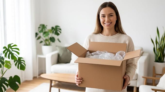 Corrugated Shipping Boxes, 21 x 14 x 9 inch, 20 Pack | Medium Mail, Packaging