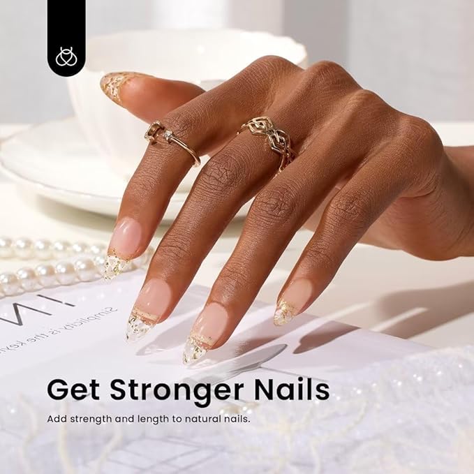 Beetles Hard Gel, 10 in 1 Large Capacity 60g Clear Scuplted Gel for Nail Extension,Sculpting & Overlays,Building,High Hardness with Nail Accessories for Pro Salon Use, LED & UV Lamp Needed