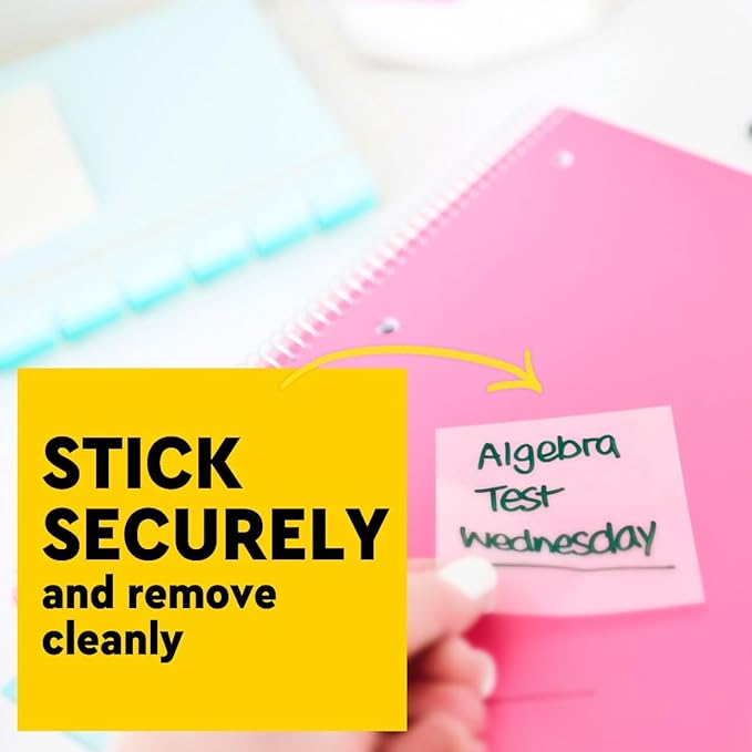 Post-it® Transparent Notes 600-TRSPT-SIOC, 2-7/8 in x 2-7/8 in (73 mm x 73 mm) - (3 Pack)