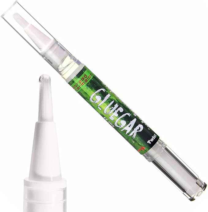 CALIGARS GlueGar - Go Stix Rolling Glue, Cigar Glue Stick Pen for Wraps & Papers, Natural Plant-Based Glue with Flavors, Cigar Glue Repair, Rolling Glue, Warped Watermleon (1 Pack, 3ml)