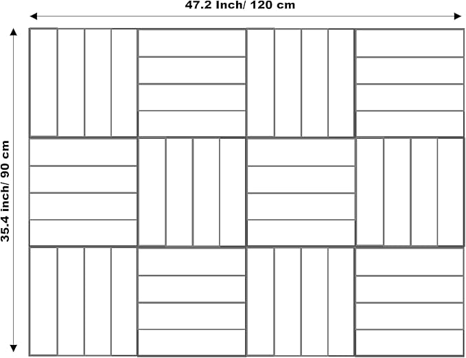 Felt Bulletin Board Tiles | Modern Cork Board Alternative | Large Cork Boards for Walls | Aesthetic Felt Wall Panels for Office & Home Decor | Pinboard & Photo Board (12-Pack) | Beige