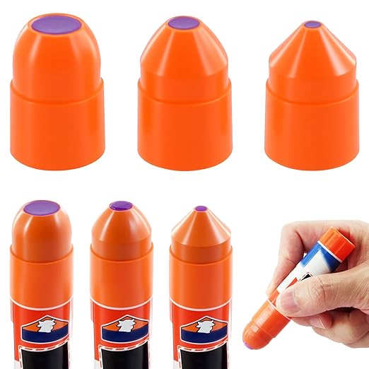 3Pcs Precision Tips Compatible with Elmer's 7g Glue Sticks, Fine Tip Glue Applicator for Family Crafts, Sewing, and Paper Projects
