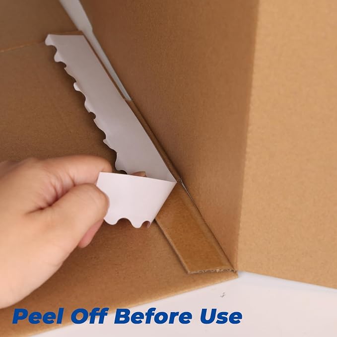 CRUGLA 10x8x8 Shipping Boxes 25 Pack, Brown Corrugated Cardboard Boxes with Side-Lock and Pre-Applied Double-Sided Tape, Easy Assemble Packing Mailer Boxes for Small Business Shipping