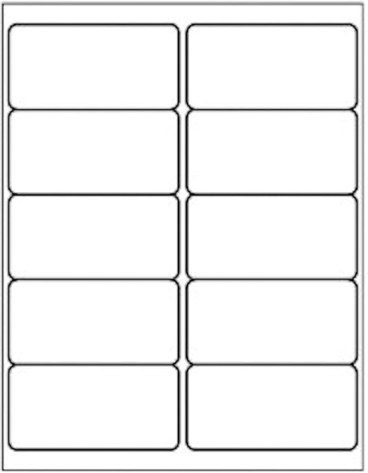 10 Up - Shipping Address Labels - 2" x 4" - 20000 Labels