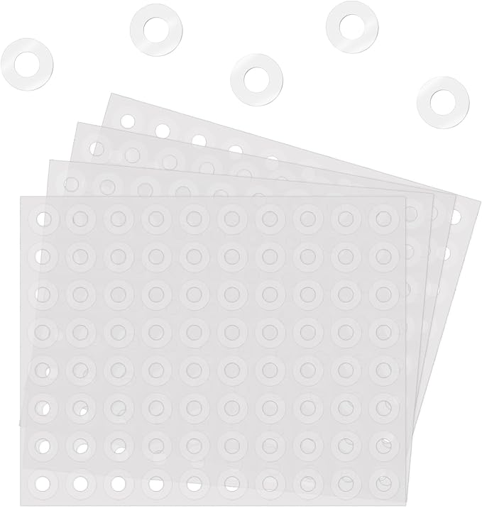 Hole Reinforcement Stickers Labels,Clear,Pack of 2880