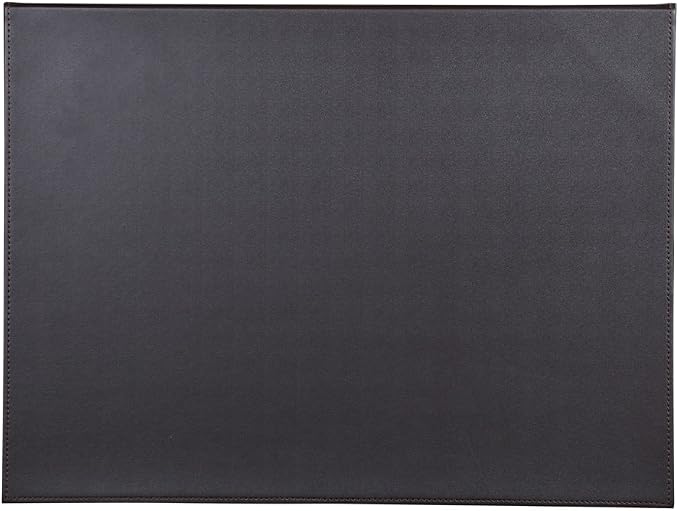 18''x14'' Large Rectangle A3 Desk Writing & Drawing Desk Pad &Board Table Protector Mat with Paper Clip on Top Brown