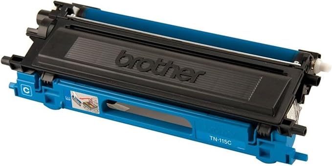 Brother TN-115C DCP-9040 9042 9045 HL-4040 4050 4070 Toner Cartridge (Cyan) in Retail Packaging