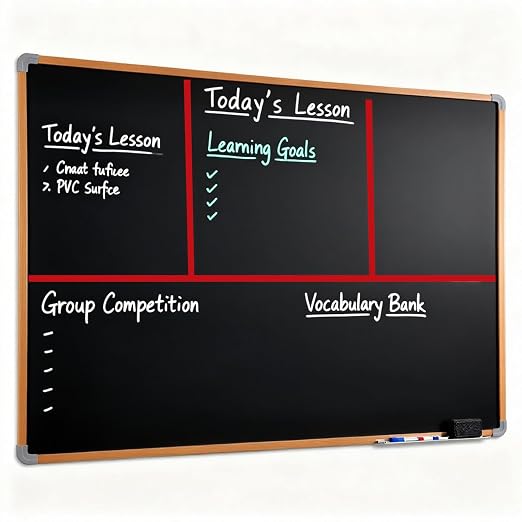 CHUNNIAO 1/4" x 100' Red Magnetic Tape for Whiteboard in Classsroom&Office,Fine Line Gridding Tape,Teacher Supplies