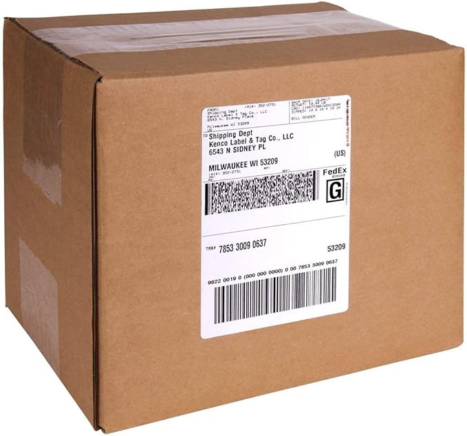 8.5 x 5.5 Inches Half Sheet Self Adhesive Shipping Address Labels for Laser and Inkjet Printer, Rounded Corner (5000 Sheets, 10000 Labels)