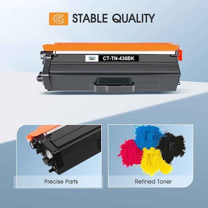 TN436 Toner Cartridge Set for Brother TN-436 TN 436 MFC-L8900Cdw High Yield | Compatible for Brother TN436 TN 436 Toner Cartridge HL-L8360CDW HL-L8360CDWT HL-L9310CDW MFC-L8900CDW MFC-L9570CDW Printer