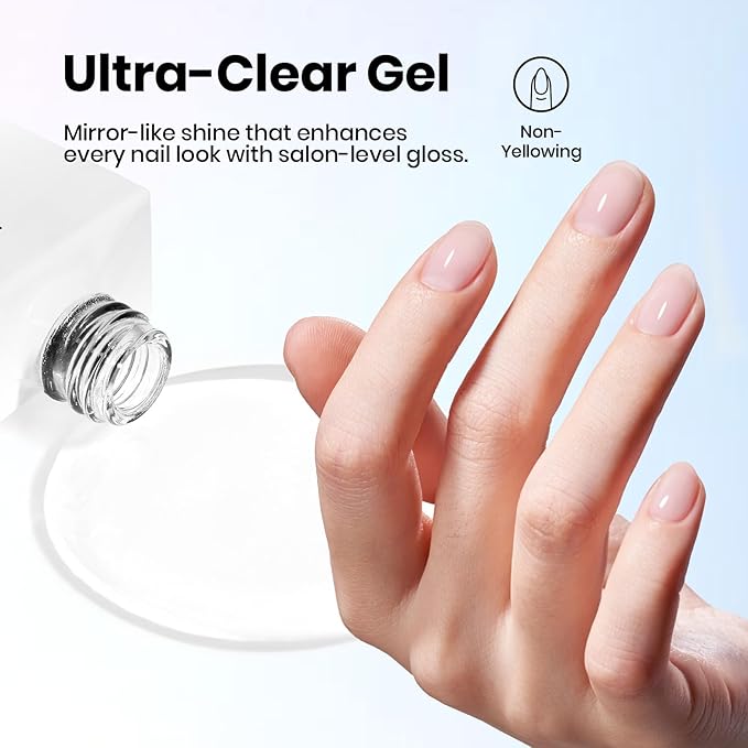 Beetles Gel Top Coat 15ml - HEMA-Free & TPO-Free Long Lasting High Gloss for Gel Nail Polish Shine UV/LED Curable, for Salon & Home DIY Nail Art