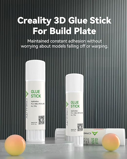 Creality 3D Printer Accessories Pack, 3D Printer Glue Stick&Thermal Grease&Lubricant Grease, Improve Printing Quality, Extend Service Life of Accessories