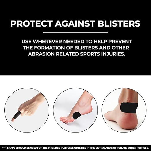 Premium Tape (30 Pack) - Pain Free Removal, Hypoallergenic, Latex Free & Gentle On Skin - Packaging May Vary - Skin Friendly Adhesive Cotton Tape