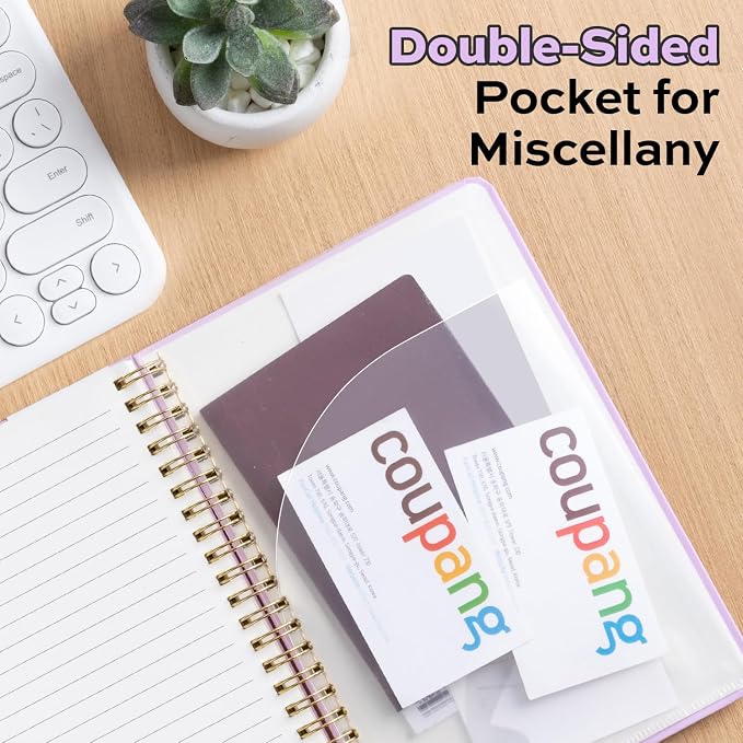 deli Purple Lined Spiral Journal Notebook, 160 Pages, A5 (5.5"x8") Hardcover Writing Notebook, College Ruled Spiral Bound Journal for Women & Men - Perfect for Work, School, Office & Note Taking