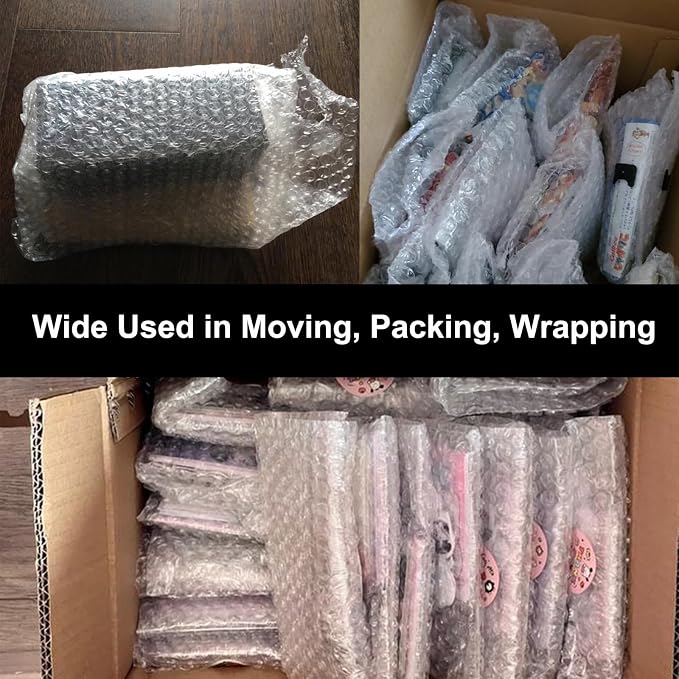 30Pack Self-Seal Bubble Out Bag Pouches 10 x 12 Inch Double Walled Self-Sealing Protective Big Bubble Pouches Wrap Cushioning Bags for Shipping, Packing, Moving