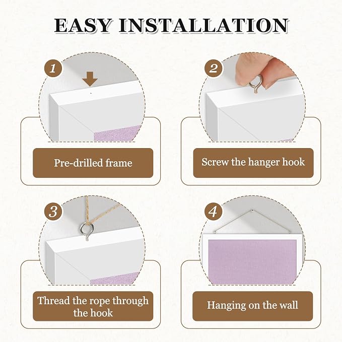 DOLLAR BOSS Double-Sided Bulletin Boards with Linen, 30"x20" Cork Board, Purple