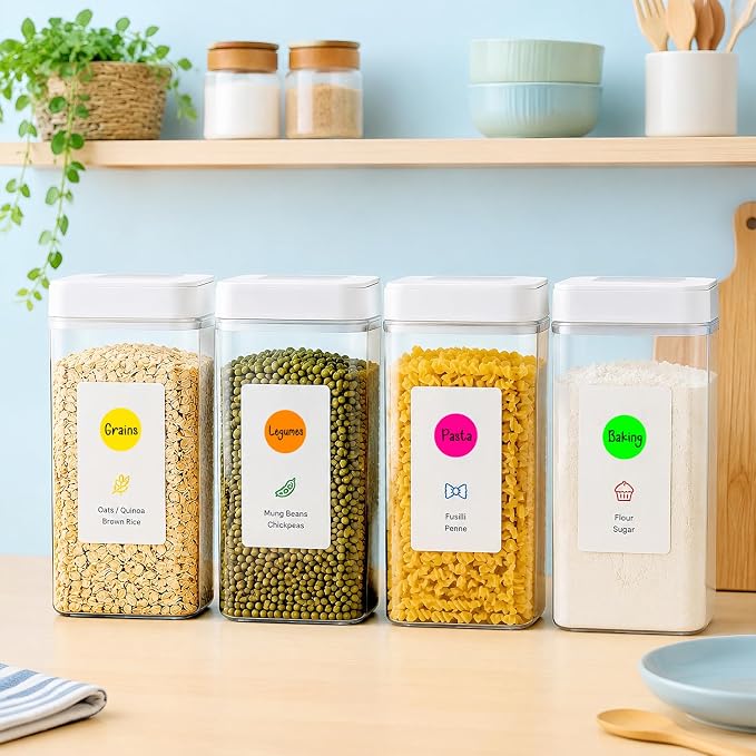 3/4 Inch Color Coding Label Stickers,3000PCS Circle Inventory Sticky Dots Sticker(6 Colors)