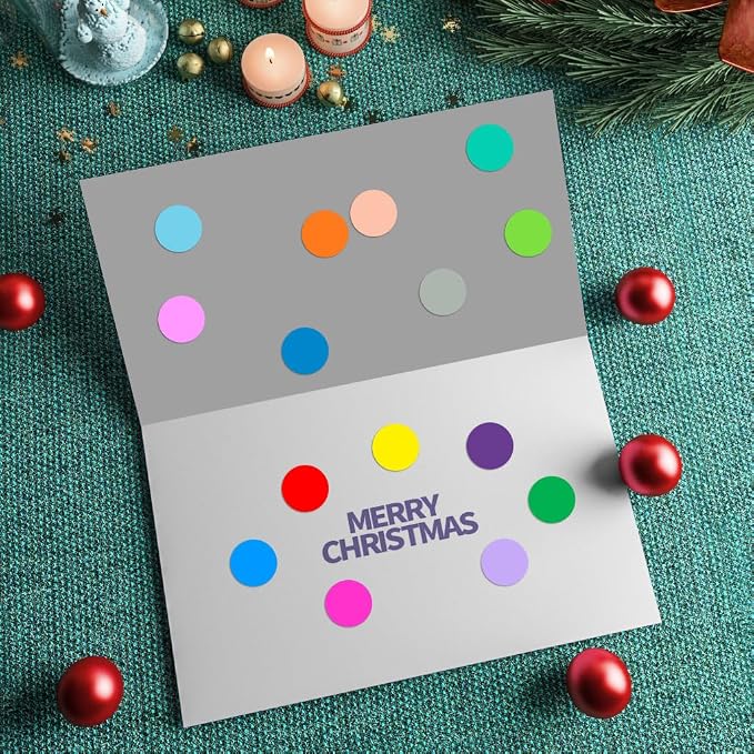 3600 PCS Colored Dot Stickers,1/2" Round Sticker 15 Colors Coding Labels | EgretLFsail Small Circle Dots Label for Office and Classroom Organization (Multicolored)