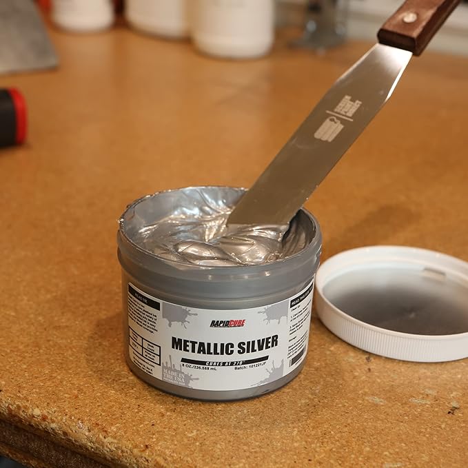 Rapid Cure® Screen Printing Ink Silver (5 Gallon - 640oz) - Plastisol Ink for Screen Printing, Fast Curing Fabric Paint - Screen Print Direct®, USA Made