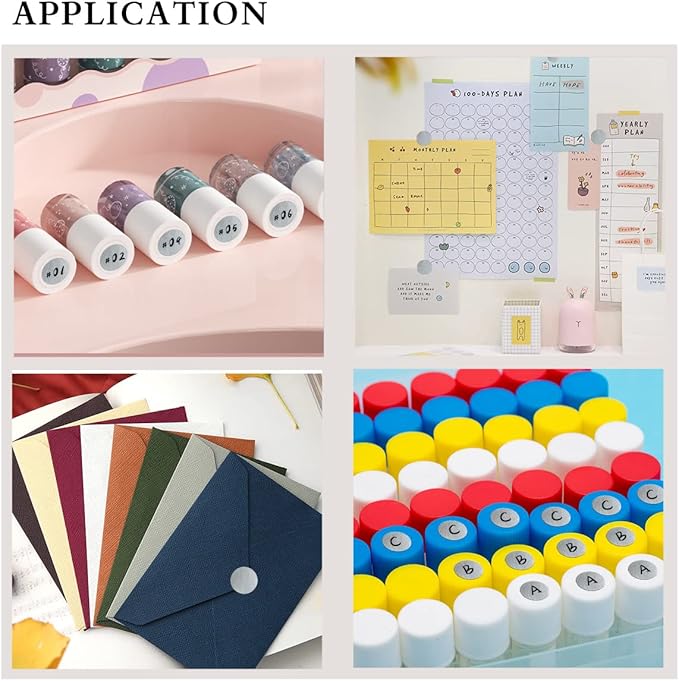 PARLAIM Round Dot Stickers 1/2 Inch Color Coding Labels on a Roll, 1000 PCS Permanent Circle Stickers in Plastic Dispenser Box for Home Office Classro