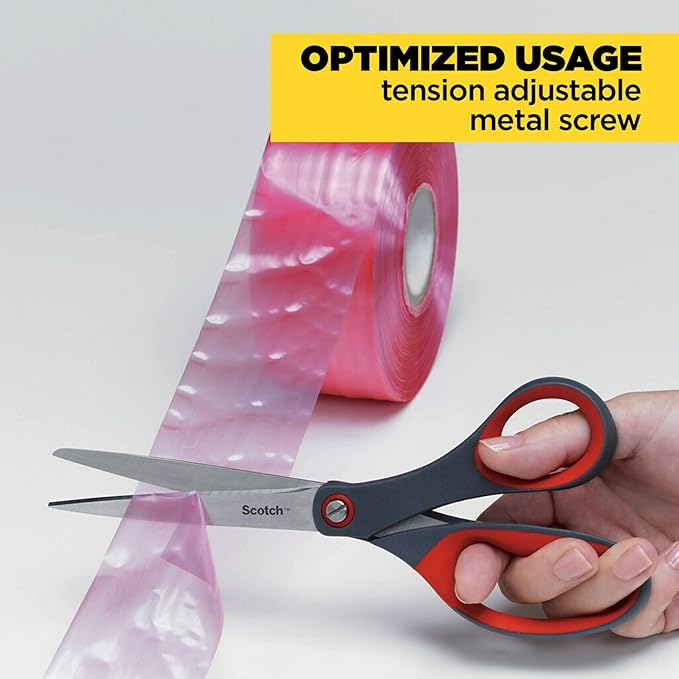 Scotch Precision Ultra Edge Scissors, 8 inch scissors 3-8 inch scissors/pack