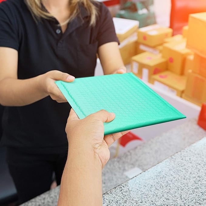 GSSUSA Teal Bubble Mailers 6x10 Small Padded Envelopes 600 Pack,Strong Adhesion Envelope Mailer Self-Seal Bubble Envelopes for Small Business