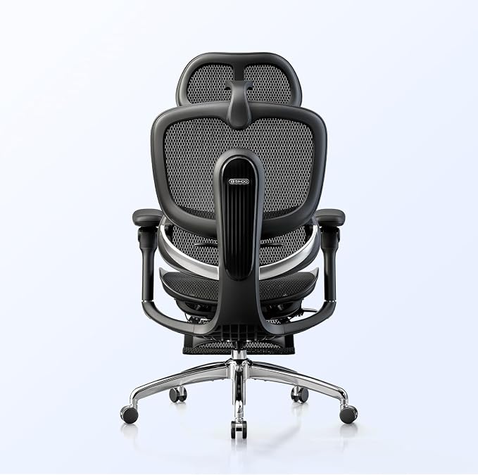 SIHOO Doro C300 Pro V2 Ergonomic Office Chair with Footrest, 2 Packs, Black | Full-Body Adaptive Support, 8D Armrests & Breathable Mesh, Comfy High Back Computer Desk Chair for Long Hours, 135° Recline