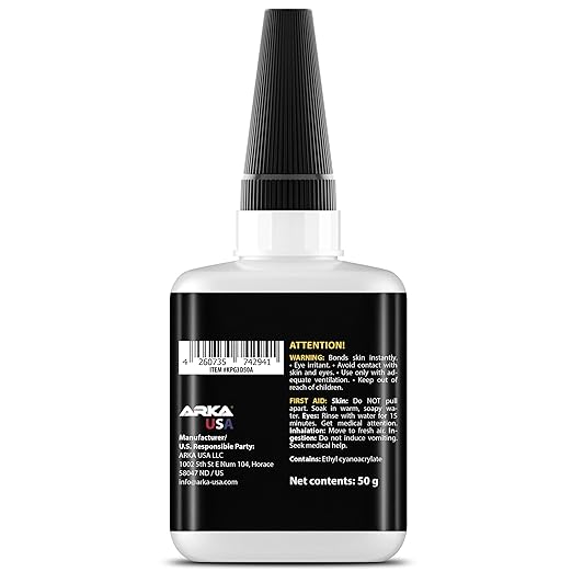 3D Printer Superglue Gel for PLA, ABS, PETG, TPU & Nylon – 1.76 oz XXL – No-Drip, Extra Strong & Waterproof – Precision Tip for Repairs, Supports & Vertical Surfaces