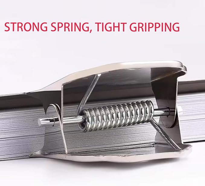 Extra Large Bulldog Clips, 36 Pack, 3 Inch, Silver, 75 mm, Food Clip, Chip Clip, Binder Clips, Fold Clamps for Home School Office Supplies