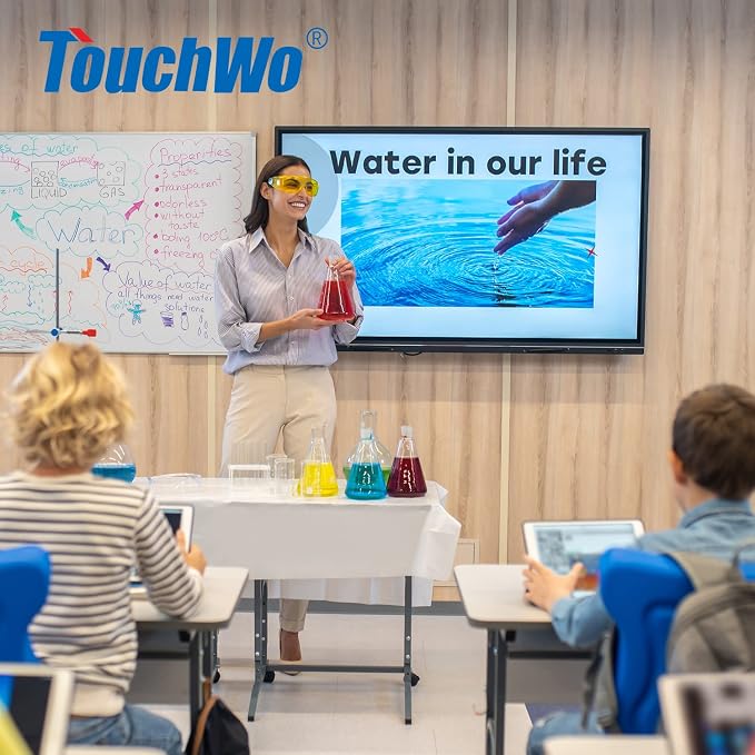 43 inch Interactive Touchscreen Monitor, Smart Board with 16:9 Display 1080P, Win-10 Electronic Whiteboard Touchscreen PC for Office and Classroom, Core i5 RAM 4G & ROM 128G