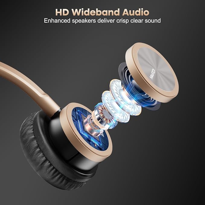 MAIRDI Phone Headset with RJ9 & 3.5mm Jacks for Call Center Deskphone Cell Phone PC Laptop, Office Landline Telephone Headset with Microphone Noise Canceling for Polycom Avaya Nortel