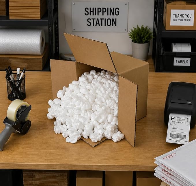 Corrugated Mail and Shipping Boxes, 6 x 6 x 4 inch, 25 pack