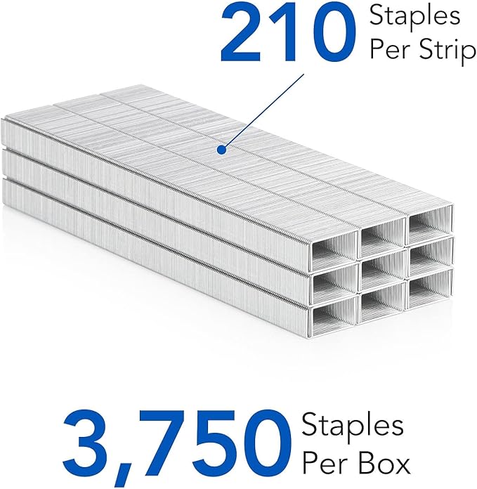 Swingline Staples, S.F. 4, Premium, 1/4" Length, 210/Strip, 3750/Box, 1 Pack (35452)
