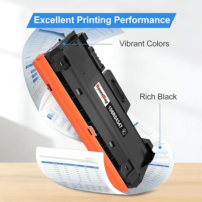 B205/B210/B215 Black Toner Cartridge High Capacity Replacement for 106R04347 Toner-1 Pack for Xerox B205 B210 B215 B205NI B210DNI B215DNI B205MFP B215MFP Printer(106R04347,3,000 Page)