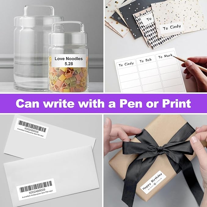 100 Sheets 3000 Labels 30-up 1" x 2-5/8" Shipping Address Labels for Laser and Inkjet Printers, AveneMark 30 UP Labels Return Mailing Labels, 30 per Page