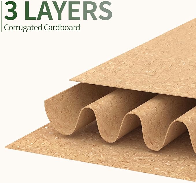 CRUGLA Assorted Sizes Shipping Boxes 20 Pack (11x6x6, 10x7x5, 9x6x4, 8x6x4), Corrugated Cardboard Mailers, Each 5 PCS Small Boxes for Small Business Packaging, Shipping & Storage