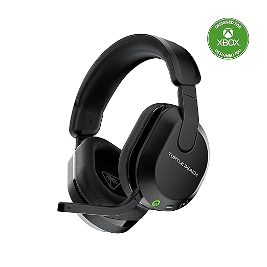 Turtle Beach Stealth 600 Wireless Multiplatform Amplified Gaming Headset for Xbox Series X|S, Xbox One, PC, PS5, PS4 & Mobile – Bluetooth, 80-Hr Battery, Noise-Cancelling Mic – Black (Renewed)