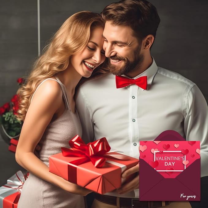 150 Packs of Gift Card Envelopes, Mini Envelopes, Gift Card Holder, Business Card Envelopes (4"x2.75") (Burgundy red)