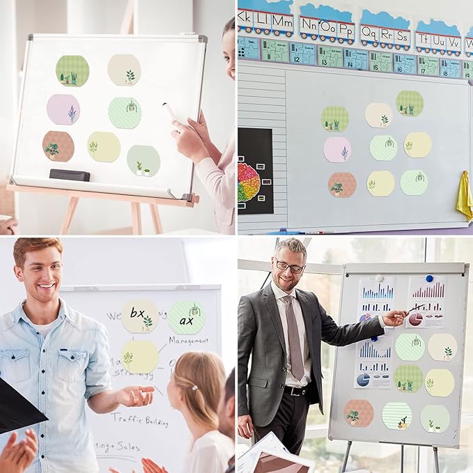 8 Pcs Plant Theme Cute Notes Pad Color Sticky Funny Note Pad List Stylish Practical Cute Notepads for Office Home Supplies, 50 Sheets Per Piece(Plant)