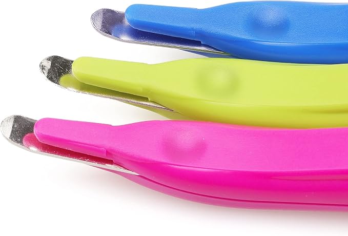 ZZTX Magnetic Staple Remover 3 Pack(Blue, Rose, Green) | Staple Removal Tool, Easy removal, No paper tear, 3-color set