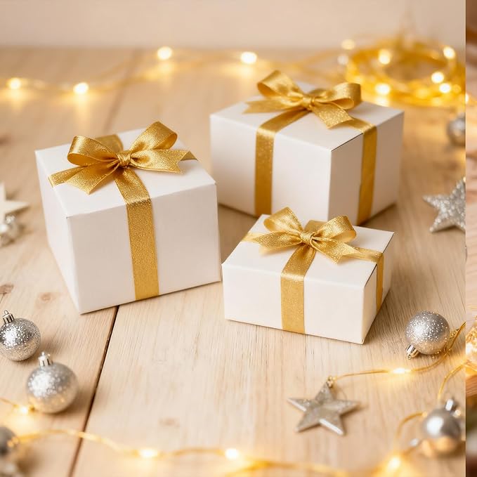 Shipping Boxes 7x5x3 Set of 25, White Corrugated Cardboard Box for Mailing Business Packaging