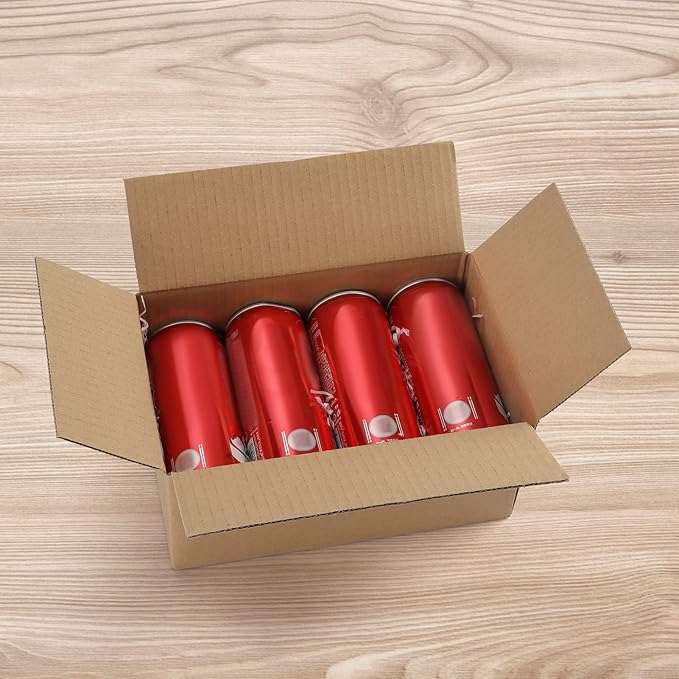 CRUGLA 9x6x4 Shipping Boxes for Small Business, Cardboard Corrugated Mailing Packaging Box, 25 Packs